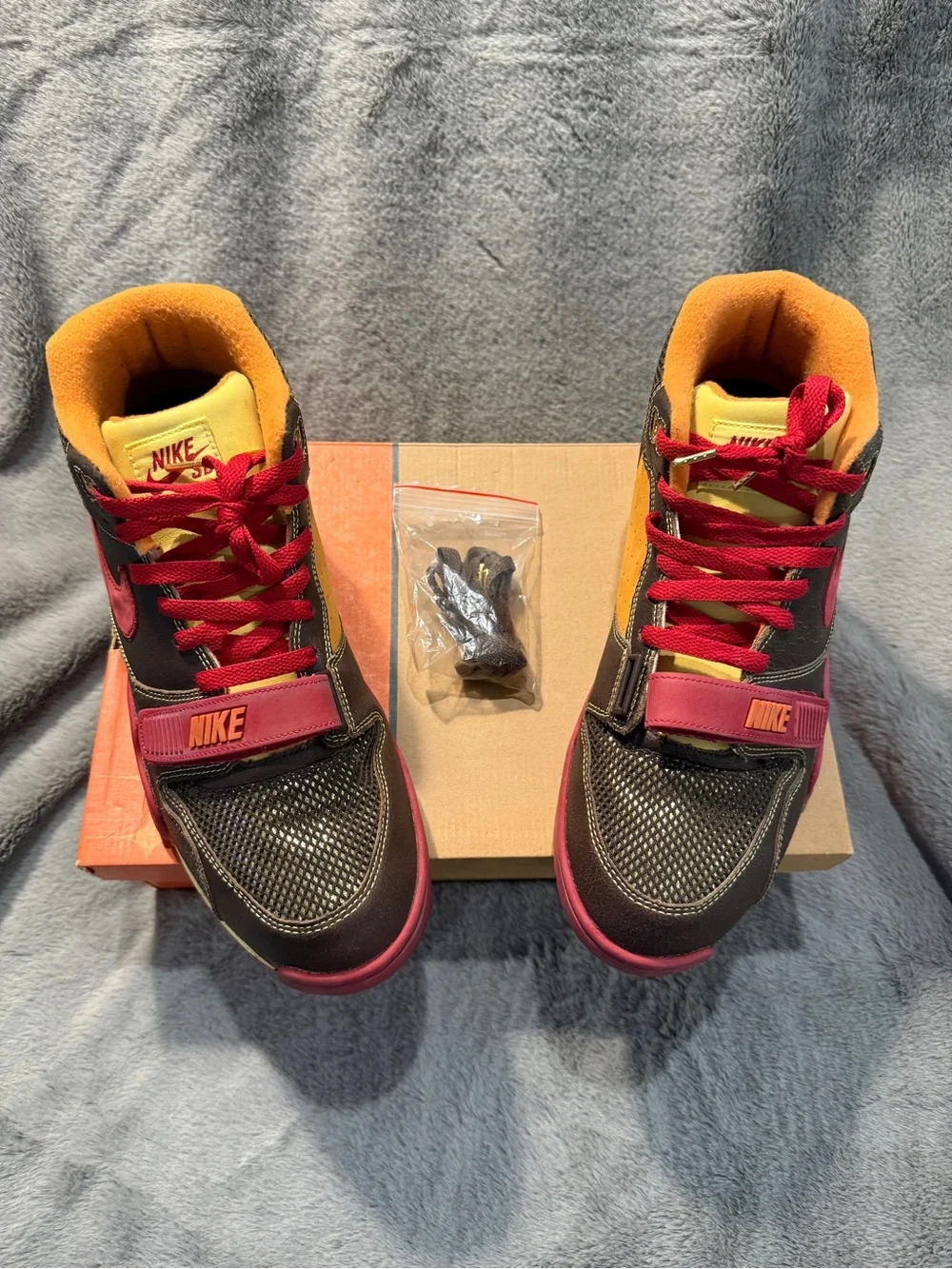Nike Air Trainer 1 SB HUF Gold Digger Men's Size 13M 306193-261 OG Box Rare